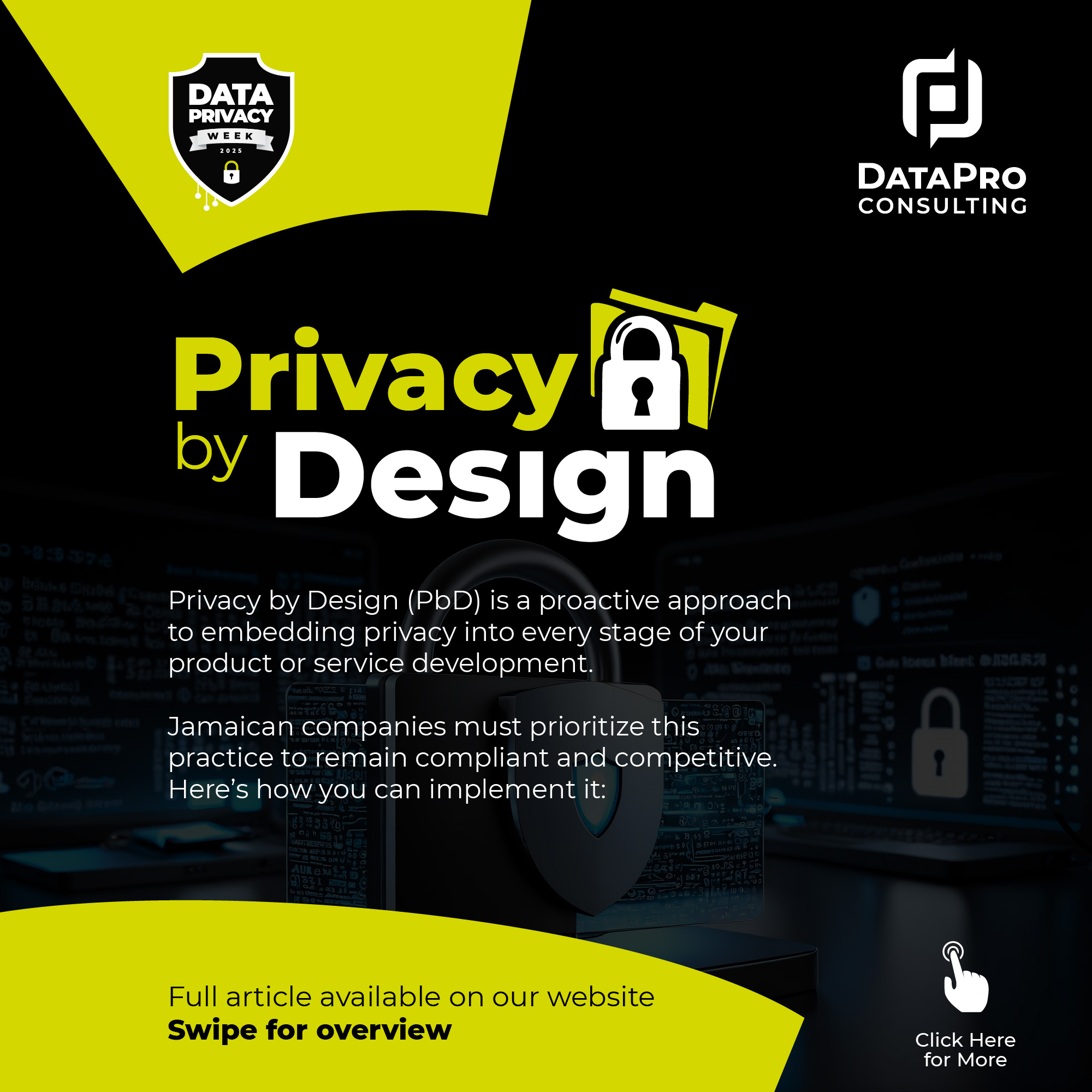 Privacy by Design: A Guide for Jamaican Companies to Stay Compliant and Competitive